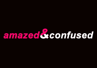 לוגו לדוגמא לאתר Amazed&Confused