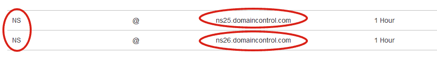 כתובת ה-DNS של Godaddy
