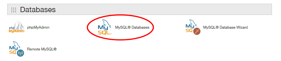 כניסה ל-Mysql Databases בשרת האחסון