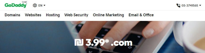 godaddy-one-doller-domain-deal דומיין com בדולר אחד מ-godaddy