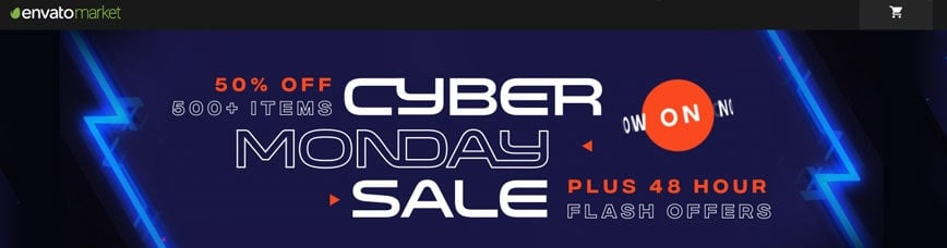 themeforest-black-friday-discounts הנחות לתבניות וורדפרס מ-themeforest