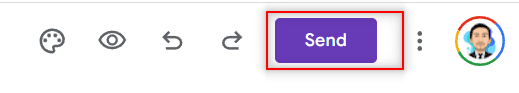 שיתוף של הטופס עם אחרים